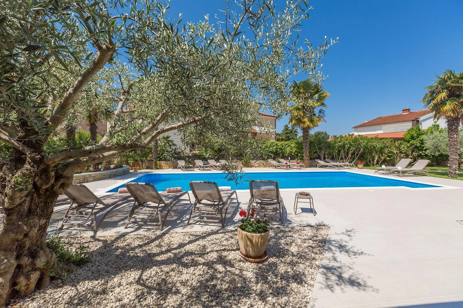 Bezauberndes Apartment Mit Grossem Pool, Privatem Balkon, Bbq, Nur 800 Meter Zum Strand Porec Croatia